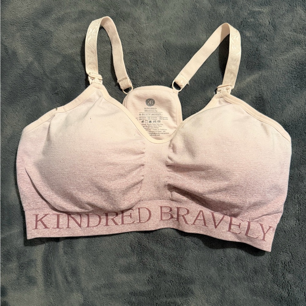 Kindred Bravely Ombre Pink Nursing Bra